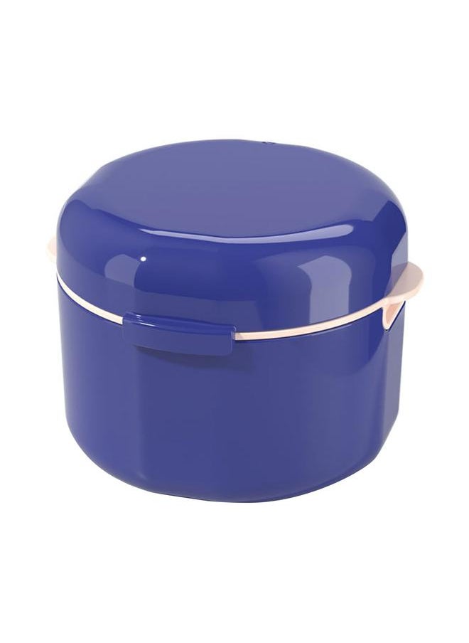 Thoraya - Retainer Case Multipurpose Portable Lightweight Double Layer Hollow Drain Invisible Braces Box for Outdoor Travel Daily Blue - Image 1