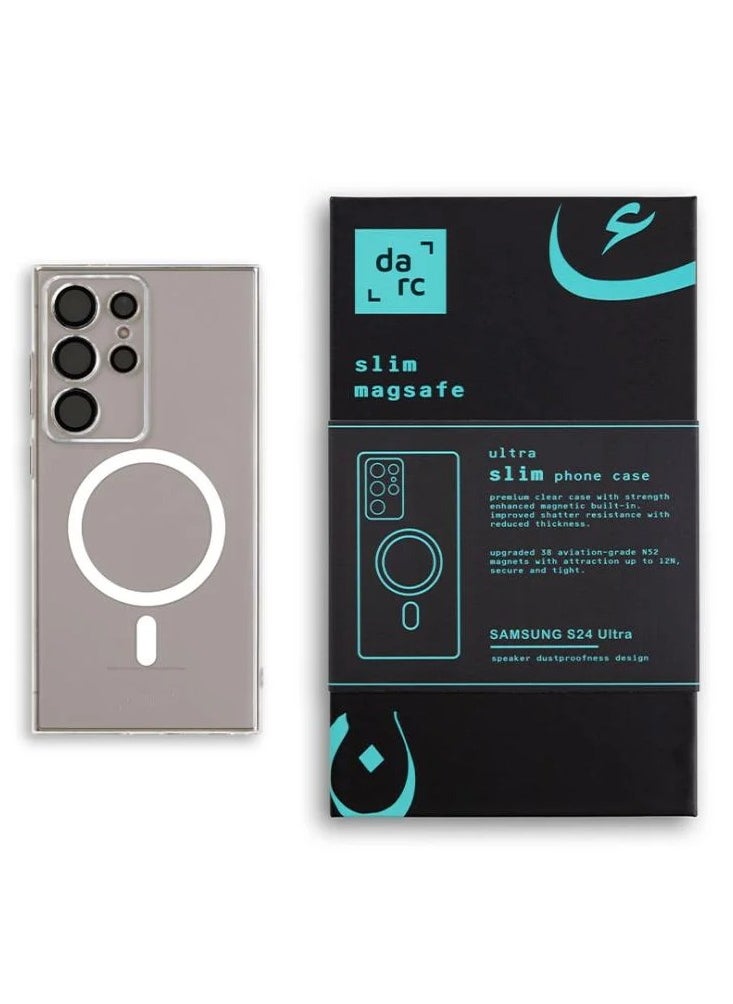 darc SLIM S23 Plus Transparent Ultra-thin Protective Case with MagSafe  - Image 1