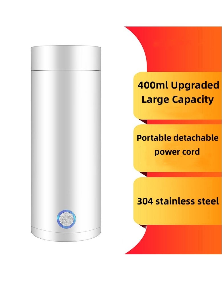 إم مياويان إبريق شاي كهربائي للسفر قابل للنقل صغير مصغر للقهوة، فنجان كهربائي معزول متكامل، إبريق صغير صحي تلقائي، سخان مياه شخصي، فولاذ مقاوم للصدأ 304، مناسب للاستخدام في المنزل والمكتب" - Image 5