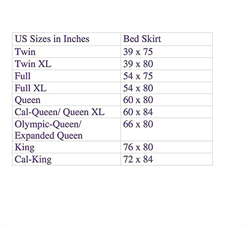 YRM Bedding's Wine Bed Skirt Wrap Around 600 Microfiber with Easy Fit with 15 Inch Tailored Drop Shrinkage and Fade Resistant with Microfiber 15 Bed Skirt Full Size 54 x 80 - Image 5