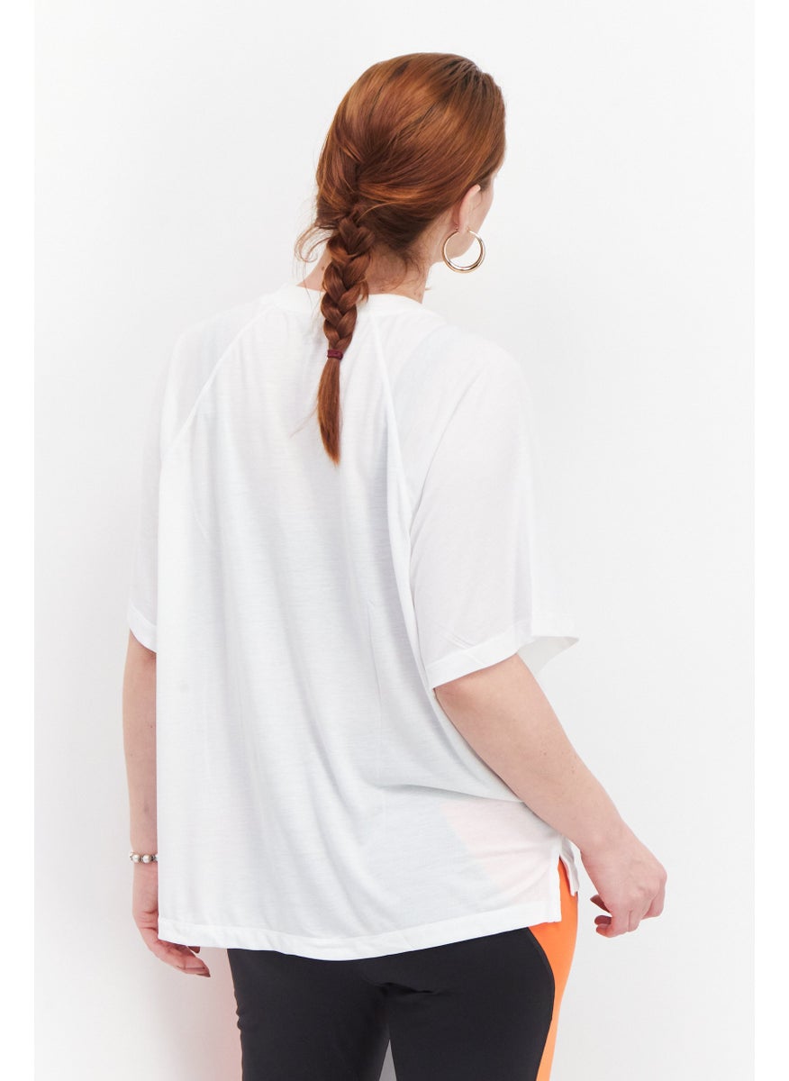 PUMA Women Sportswear Fit Training Top, White  - Image 2