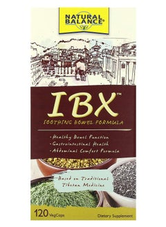 Natural Balance IBX Soothing Bowel Formula 120 VegCaps 