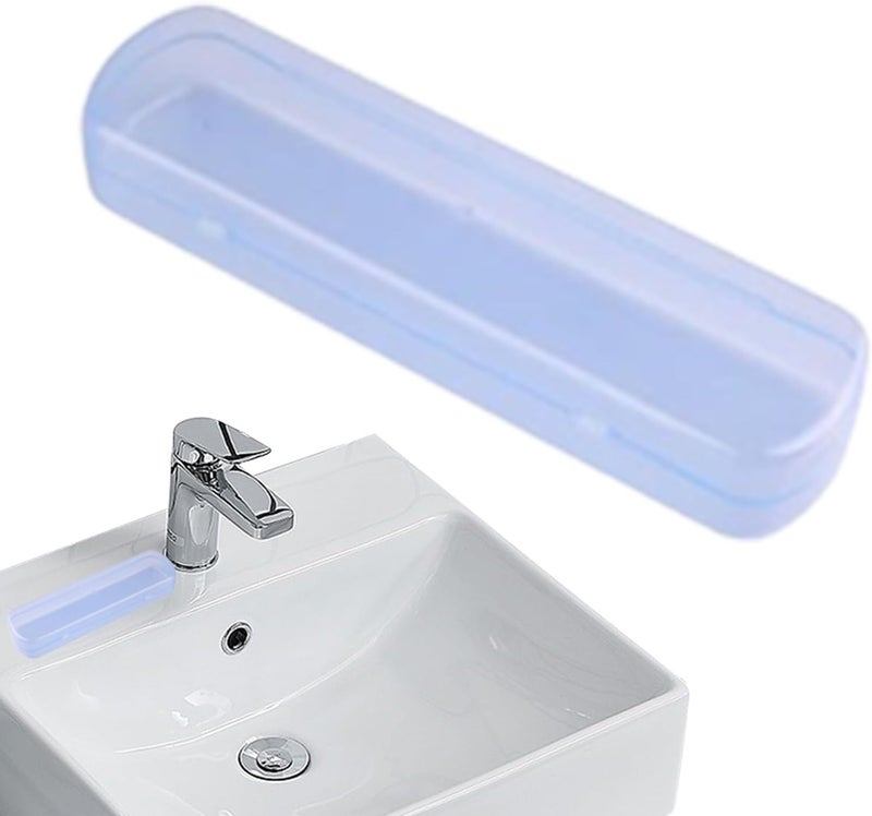 Toothbrush Case - Dustproof Portable Organizer Holder | Toothbrush Organizer Case | for Bathroom Sink Vanity Camping RV Road Trip Women Men Teens - Image 1