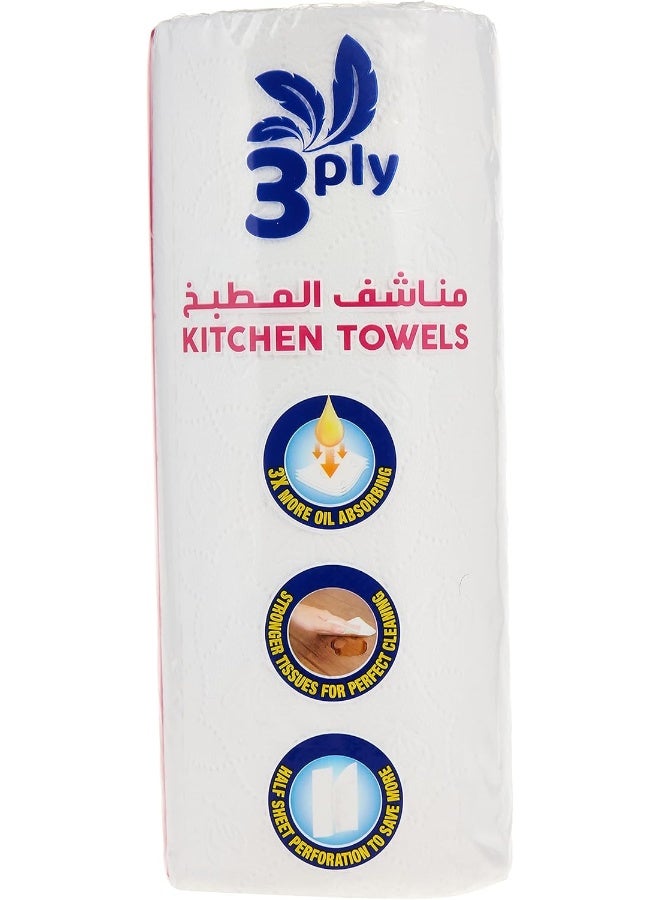 WOW Kitchen Towels - 4 Rolls of 3 Ply - Image 3