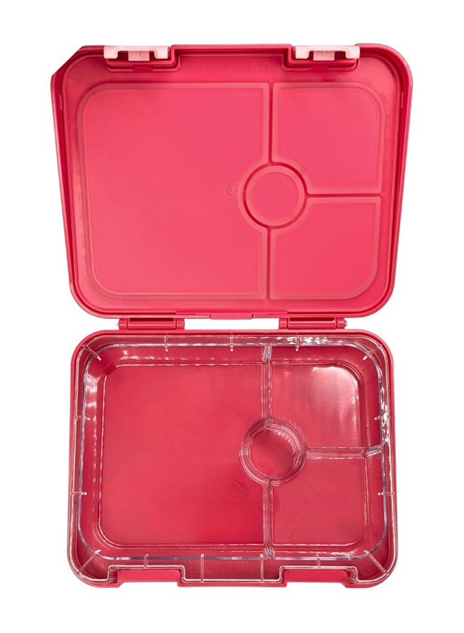 Disney Tiny Wheel Princess Kids Bento Lunch Box, 4-Compartment Tritan School Food Container with Double Buckle Locks, Leak-Proof & BPA-Free - Image 3