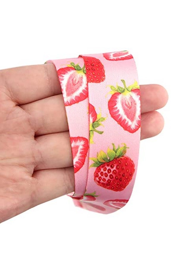 DMLSKY Strawberry Lanyard With Id Holder Cute Keychain Neck Strap Lanyard For Name Badges Cards - Image 4
