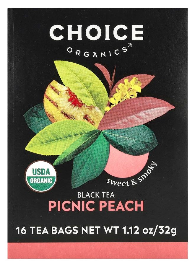 Black Tea Picnic Peach 16 Tea Bags 1.12 oz (32 g) - pzsku/Z6254B5C8C9F9B65B972FZ/45/_/1740571618/2115e8ca-7d6a-477d-ab95-d7e36d953dd9