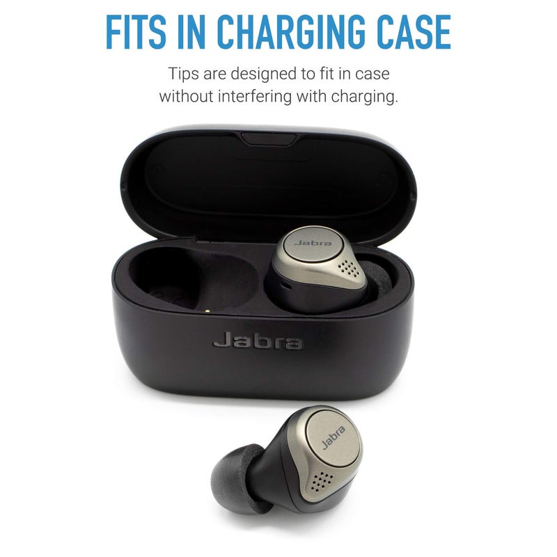 Comply TW-170-A | Memory Foam Replacement Earbud Tips for Bowers & Wilkins, Jabra, SteelSeries, TOZO, Soundcore | Ultimate Comfort, Secure Fit, Superior Noise Isolation | Black, Small (3 Pairs) - Image 3