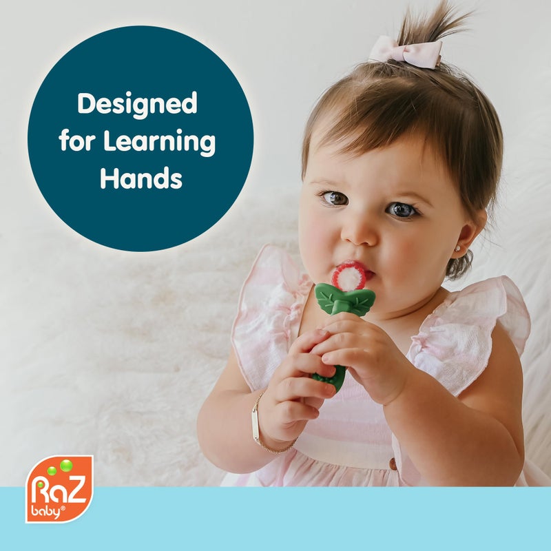 Razbaby RaZ-Berry Baby Spoon/Baby's First Spoon / 100% Silicone - Image 3