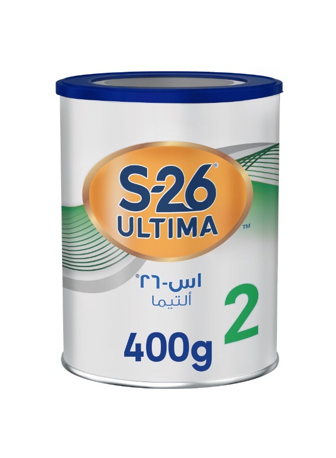 S.26 إس-26 ألتيما 2 المرحلة 2، 6-12 شهراً، حليب متابعة مضاد للحساسية مستند إلى حليب البقر للرضع المعرضين لخطر الحساسية من 6-12 شهراً، 400 جم - Image 1