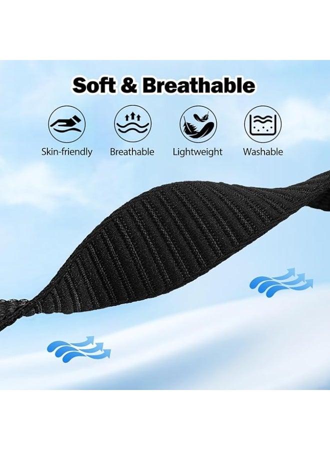 دكينج هواوي ووتش فيت 4 / فيت 4 برو / فيت 3 حزام نايلون بديل الفرقة أسود - Image 2