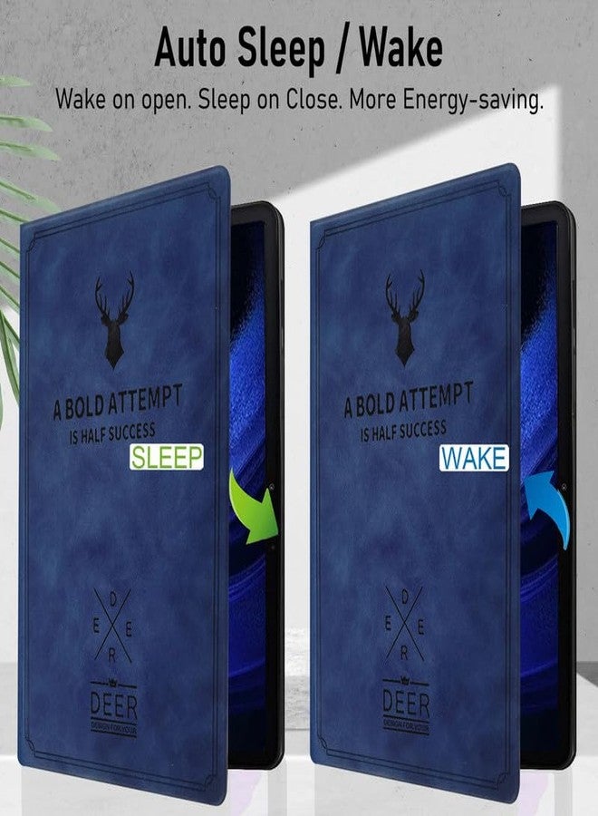 Robustrion Cover for Xiaomi Mi Pad 6 Cover, Deer Pattern Flip Case Cover for Xiaomi Mi Pad 6 11 inch, Support Auto Sleep Wake - Blue - Image 3
