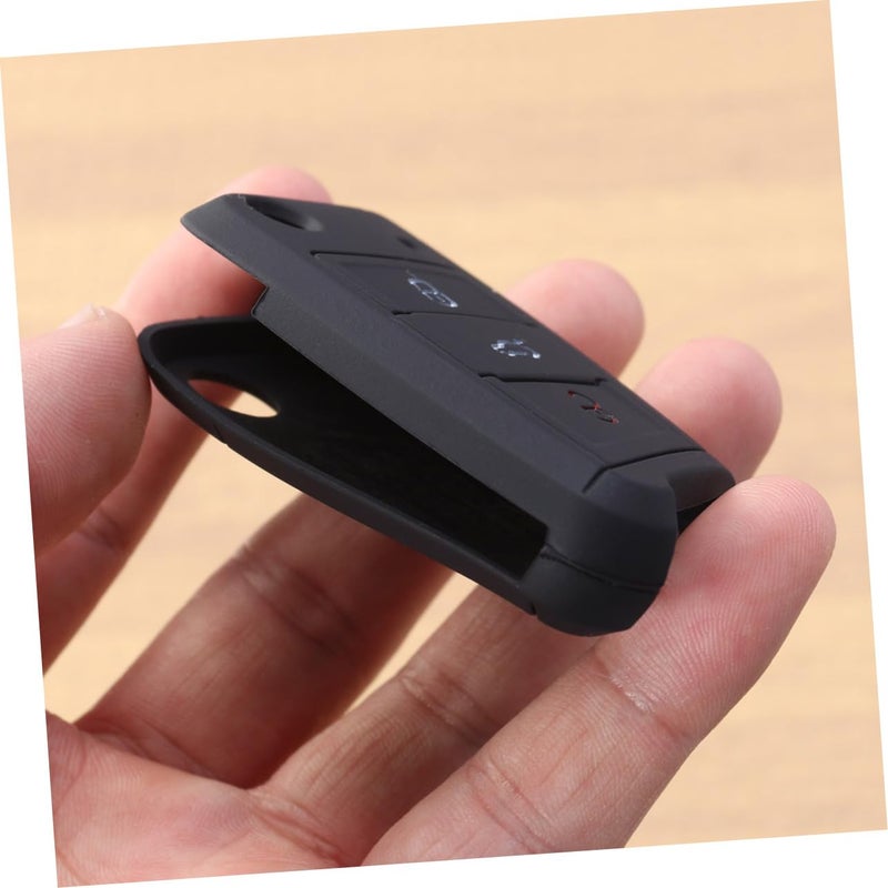 Silicone Key Case Cover For Golf Scratch Resistant Key Container Black - Image 5