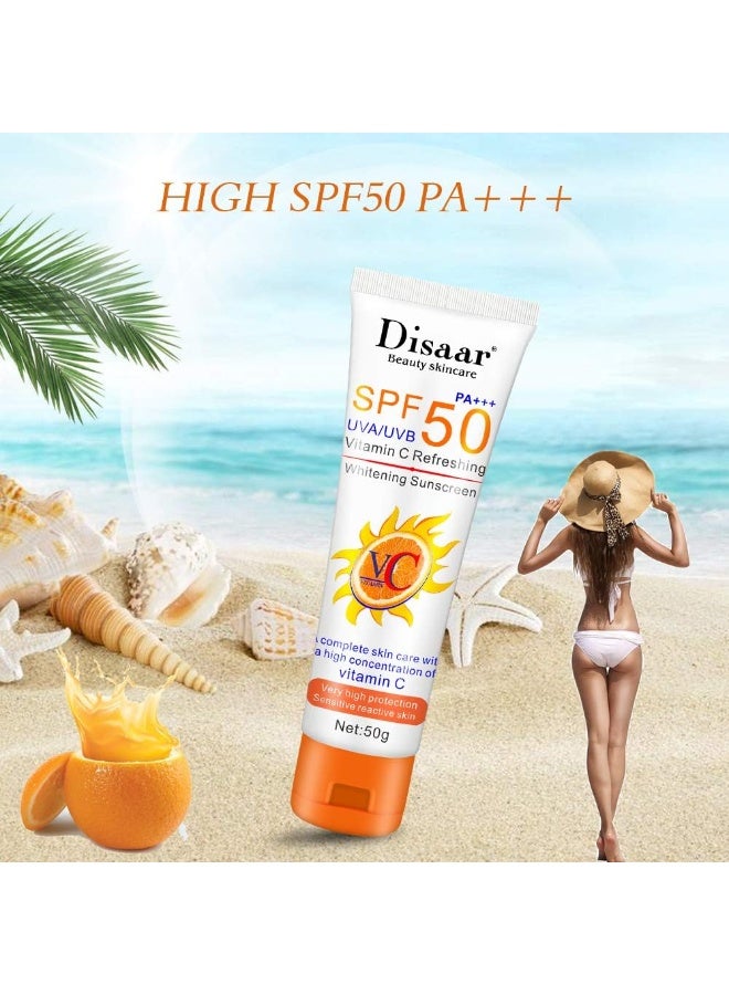 Disaar Refreshing Sunscreen Vitamin C SPF 50 PA+++ 50g - Image 2