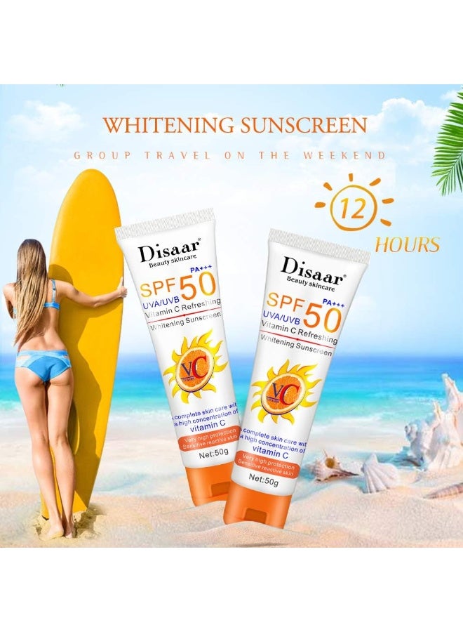 Disaar Refreshing Sunscreen Vitamin C SPF 50 PA+++ 50g - Image 5
