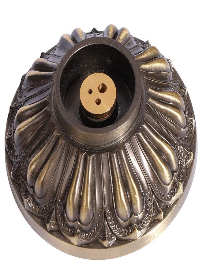 فوكيت حامل بخور عمودي محمول، مزين بنقوش تنين وعنقاء برونزية، بتصميم كلاسيكي عتيق، مع صندوق تخزين أنيق، وحامل أعواد بخور للمنزل. - Image 5