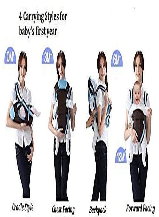 Maanit حقيبة سفر لحمل الأطفال خفيفة الوزن وجيدة التهوية من مانيت (لون عنابي) - Image 2