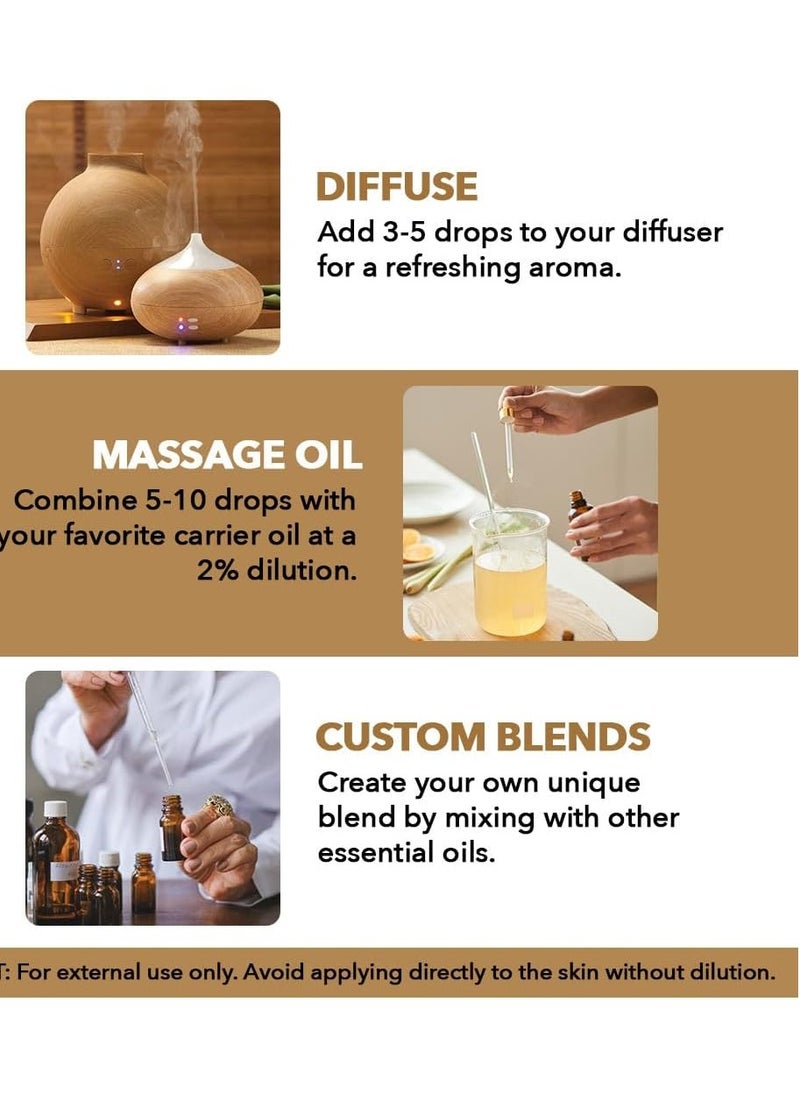 Majestic Pure - Frankincense Essential Oil - 118 ml | 100% Pure and Natural | Premium Grade Essential Oils for Aromatherapy, Diffusers, Skin, Massage and Humidifiers | - Image 1