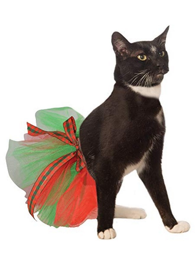 Rubies Rubie's Christmas Costume Pet Tutu, Red/Green, Small/Medium - Image 2
