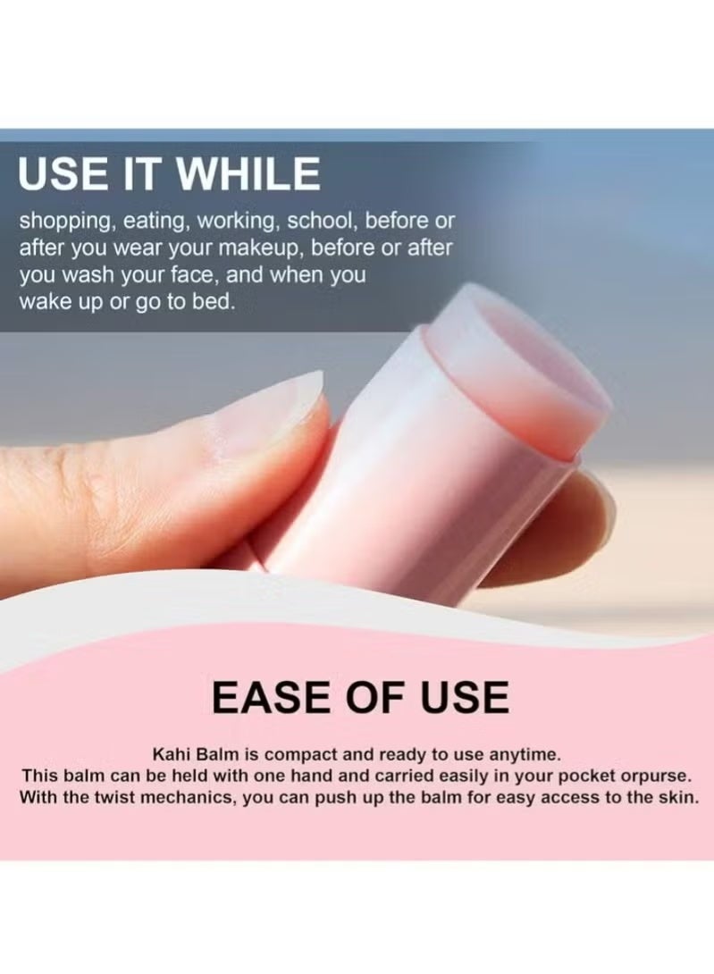 كاهي مرطب كاهي متعدد الاستخدامات للوجه، مضاد للتجاعيد، مرطب شفاه، كريم للعينين، كريم للرقبة، قاعدة مكياج ورذاذ للوجه، بلسم مرطب، عصا مرطب يومي للوجه (0.32 أونصة سائلة) - Image 3