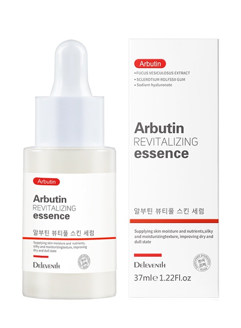 DELEVENTH DEleventh Korean Brand Arbutin Revitalizing Essence 37ml / with Vitamin E, Anti-oxidation, Brightens and Evens Skin Tone, Reduces Dark Spots, Deeply Hydrates and Nourishes  - Image 1