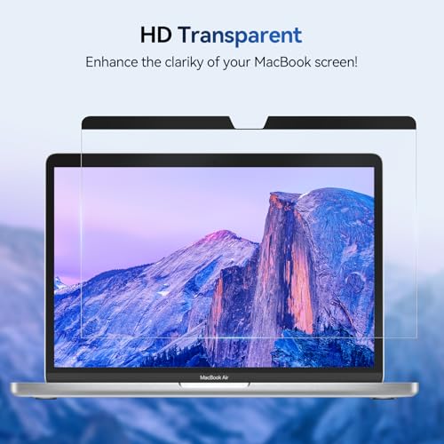 Mao Yeye Magnetic Anti Blue Light Screen Protector for MacBook Air/Pro 13 Inch (2016-2022, M1, M2 ), Removable MAC 13.3" Blue Light Filter, Bubble-Free Install, Eye Protection Glare Laptop Screen Protector - Image 4