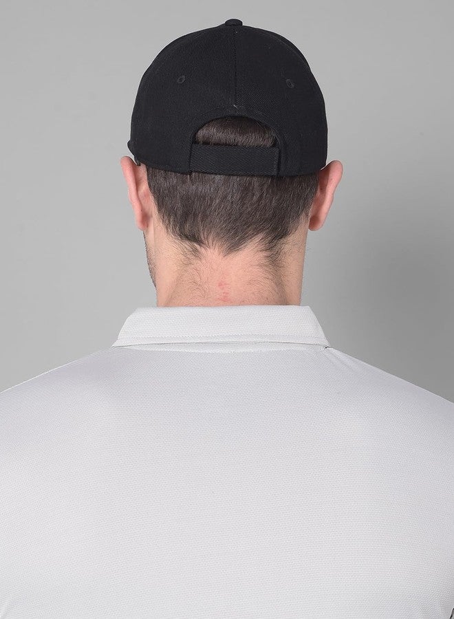 GREENLANDS Quadra Cap- 100% Made in India | Unisex Fashion Accessory for Trendy Comfort and Style (in, Alpha, Free Size, Black) - Image 5