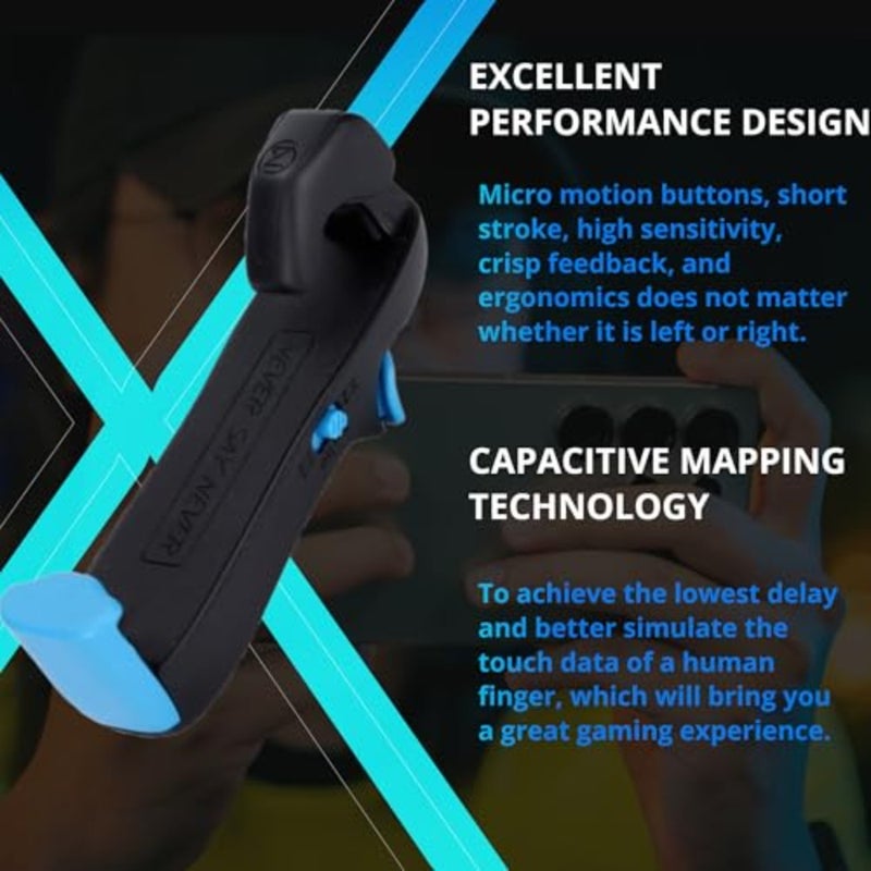 Mobile Gaming Controller, High Sensitivity Capacitive Mapping Gamepad for PUGE Game, Type C Interface, Support for iOS and for Android Devices - Image 3