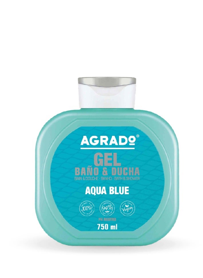 اغرادو جل للاستحمام أكوا بلو 750 مل
