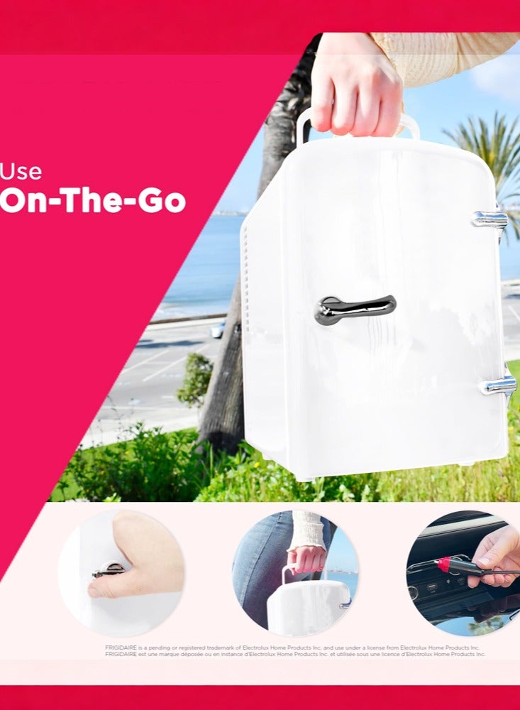 Joshberg Mini Fridge, 4 Liter /6 Cans Skincare Fridge for Bedroom, Dorm, Car, Office,  Small Compact Fridge, Thermoelectric Cooler and Warmer - Image 5