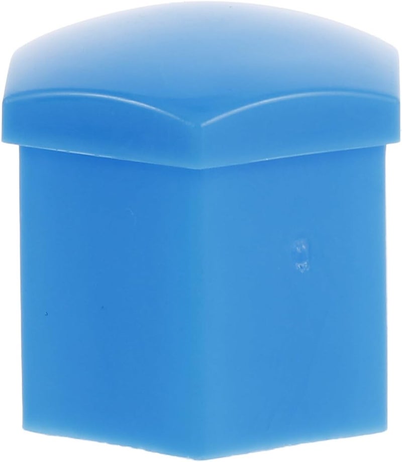 Universal 19mm Blue Glossy Wheel Nut Caps 20pcs with Black Clip Plastic Hub Cover Tire Valve Stem Protection for Cars and Trucks - Image 3