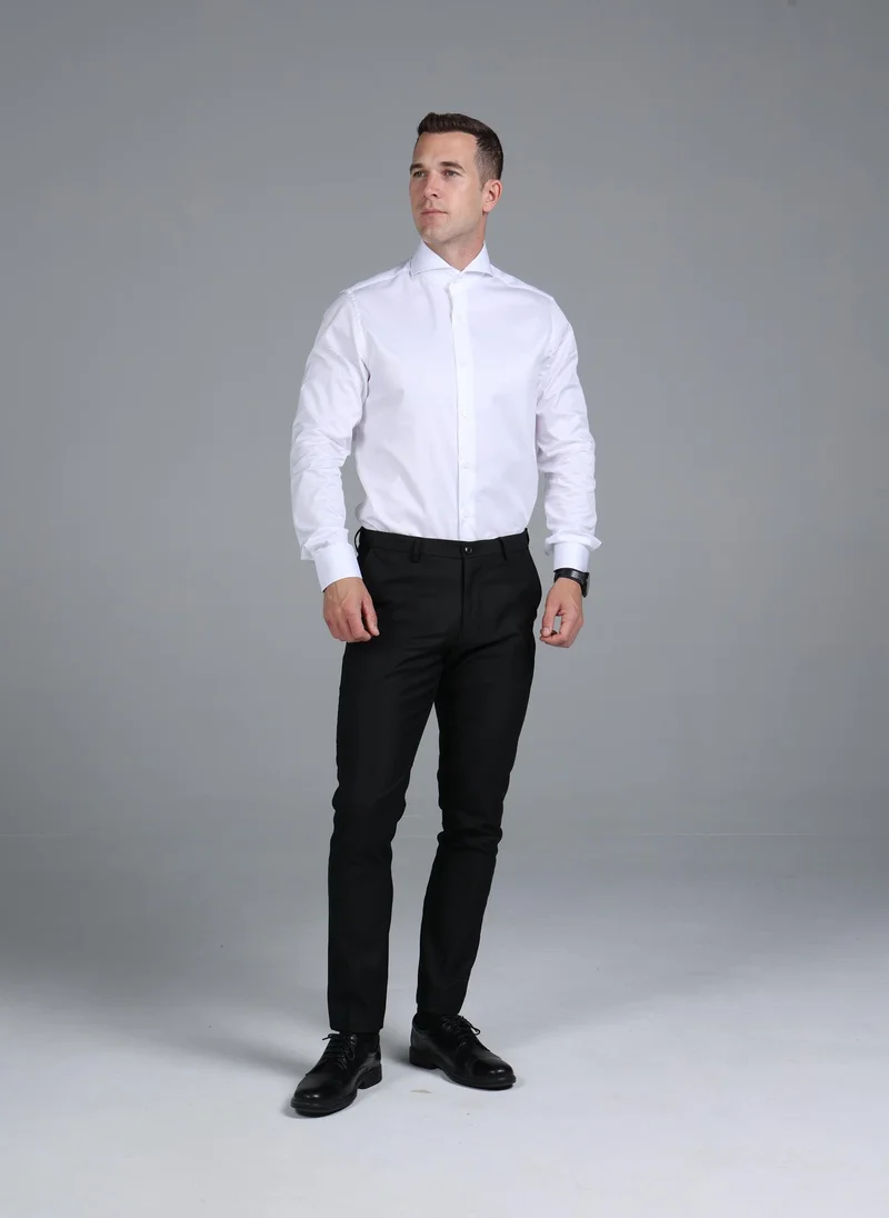 بلانس White Signature Twill Extreme Cutaway Custom Fit Shirt