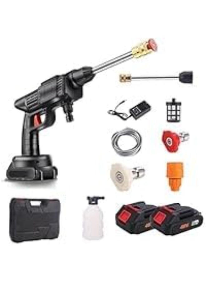 Rechargeable 48V Electric Water Gun – High-Pressure Multi-Purpose Water Sprayer – Ideal for Car Wash, AC, Carpet Cleaning, Pathways & Trees - Image 4
