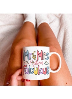 Bexdore Funny Anniversary Mug, Mr. and Mrs. Gorgeous Coffee Cup, Gift for Husband and Wife, English Mug  - Image 3