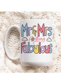 Bexdore Funny Anniversary Mug, Mr. and Mrs. Gorgeous Coffee Cup, Gift for Husband and Wife, English Mug  - Image 1