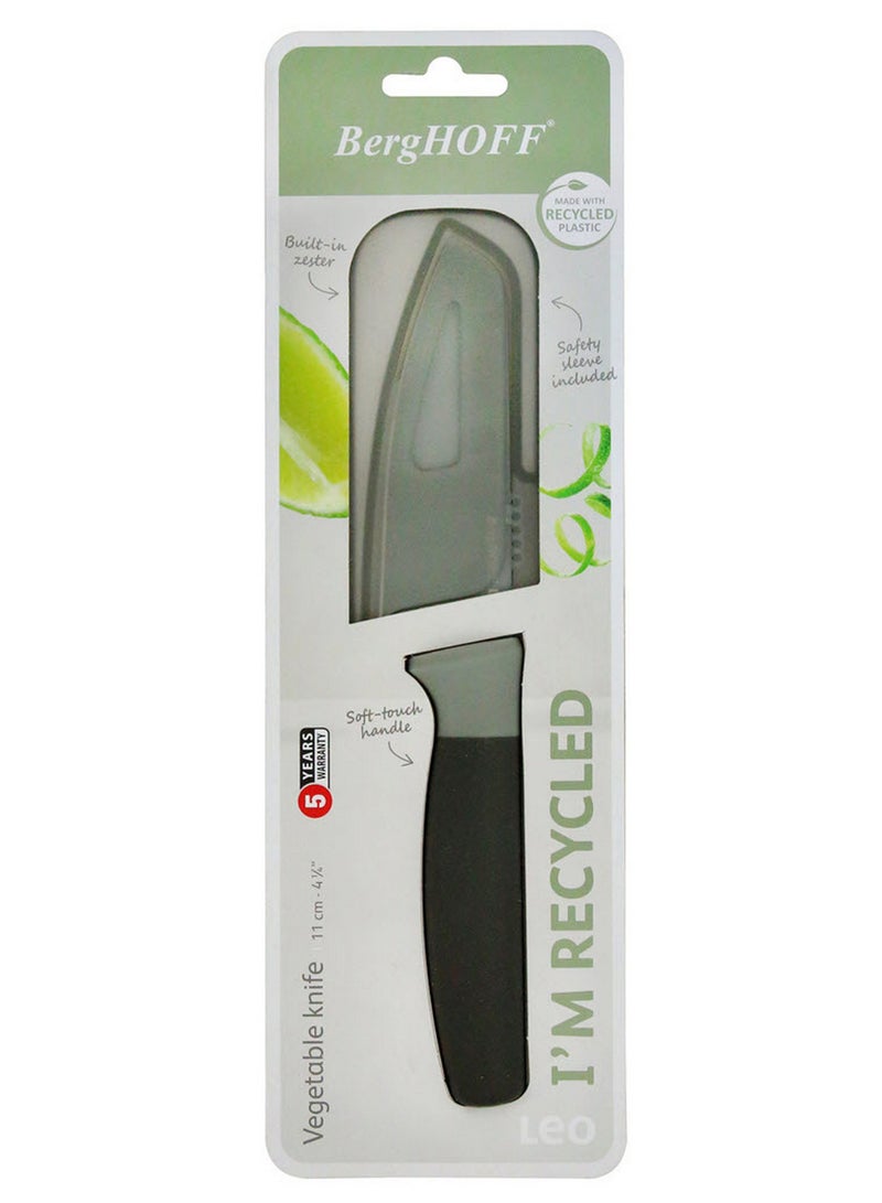Berghoff Leo Balance Vegetable Knife With Zester Blade Safety Sleeve Included 11Cm - Image 1