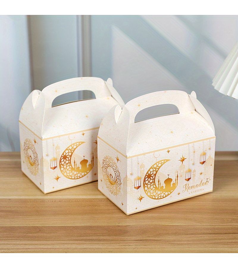 Gift For Her Him 4pcs A01 Eid Packing Boxes Ramadan Party Favor Box Present Containers - Image 1