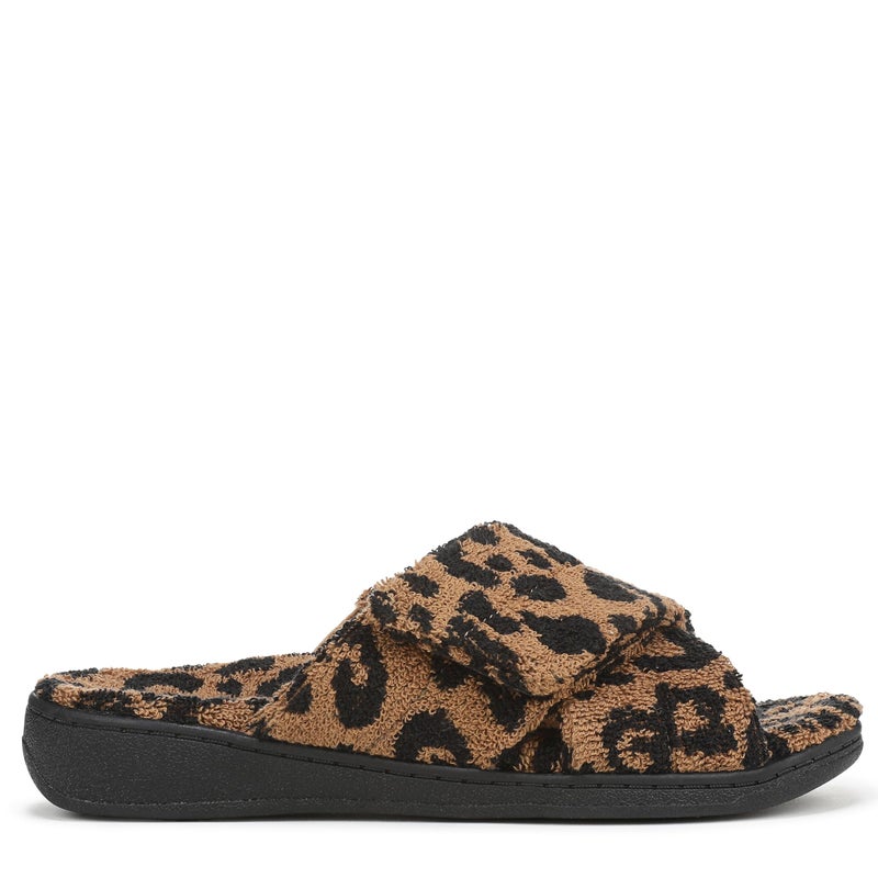 Vionic Women's Relax II Slipper, Brown Multi Leopard, 8 - Image 3