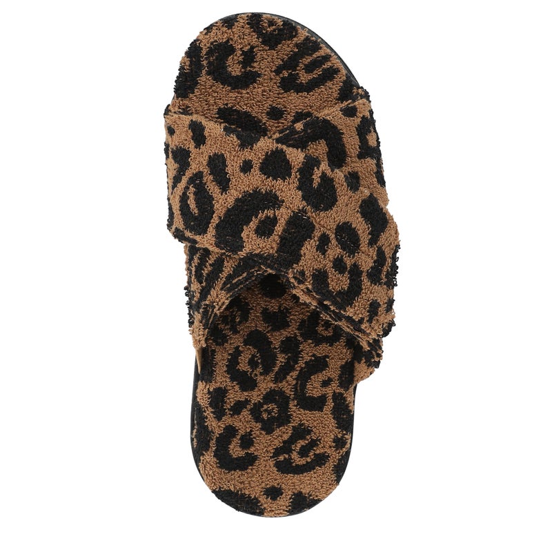 Vionic Women's Relax II Slipper, Brown Multi Leopard, 8 - Image 5