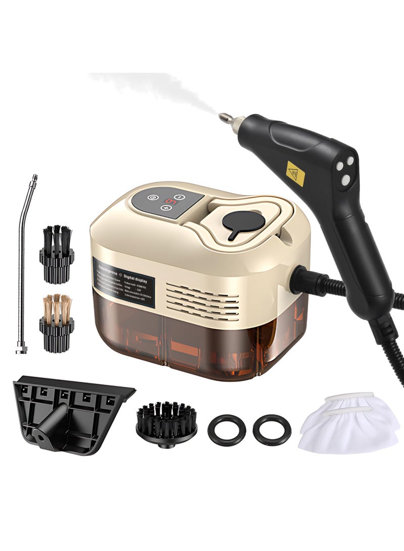 ET-LIFE Steam Cleaner, 4.5Bar Pressurized Steamer for Cleaning, Multi-Purpose Steamer for Home, Handheld Steam Cleaner, with 6pcs Accessories, Car Steamer, Portable Steam Cleaner for Kitchen, Bathroom, Tile - Image 1