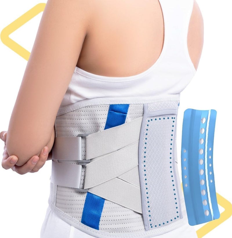 CARESMITH Align Back Pain Relief Belt (Size 2) | Central Thick Metal Brace | 4 Sizes | Back Support for Back Pain Relief Woman & Men | Lumbar Support | Waist | Orthopedic - Image 1