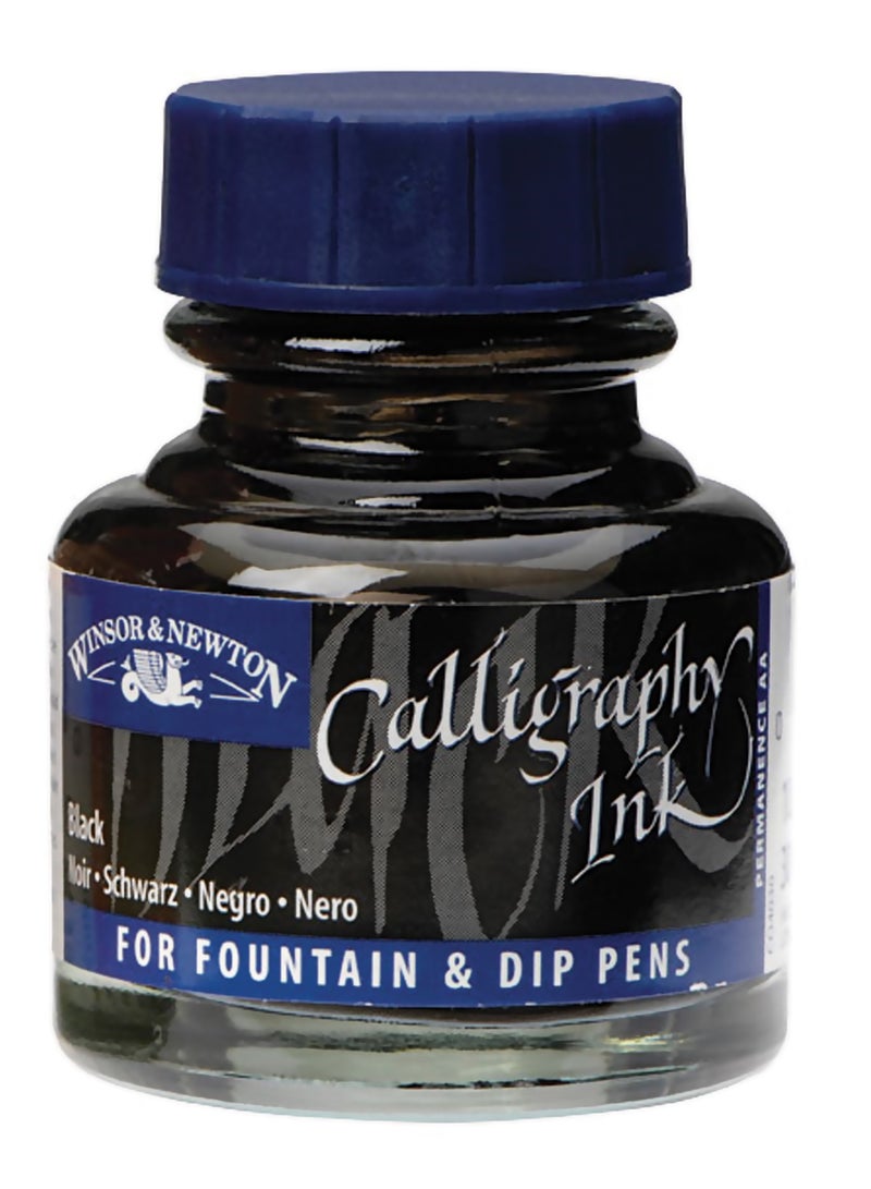 WINSOR & NEWTON Ink for Calligraphy Pen Black