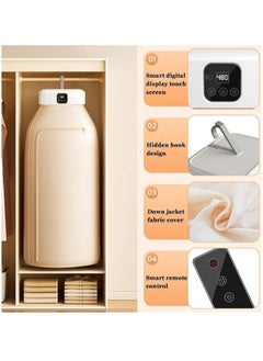 Portable Laundry Dryer with Remote Control, Multifunctional Electric Dryer Machine, Mini Clothes Dryer with Dryer Bag, 2 Gear Adjustable Small Dryer Machine, Foldable Compact Dryer for Delicate Garments - pzsku/Z62562801C8310013173CZ/45/1741088119/94371fbc-3be5-4f78-84fb-d31e3813f6cb