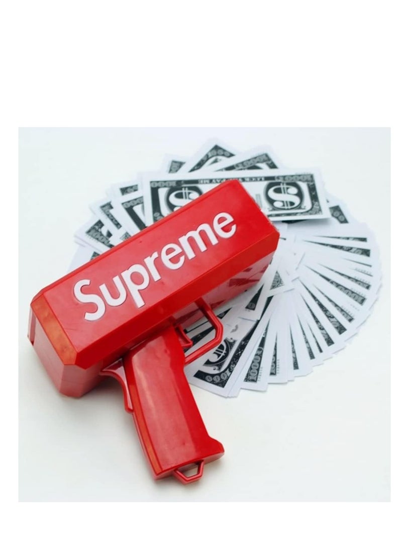 SUPREME Portable Fake Money Gun For Kids - Image 1