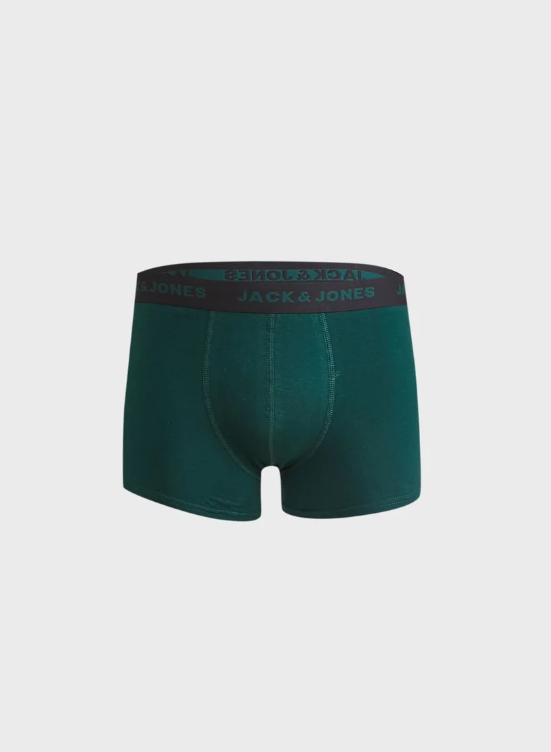 JACK & JONES 5 Pack Logo Band Trunks