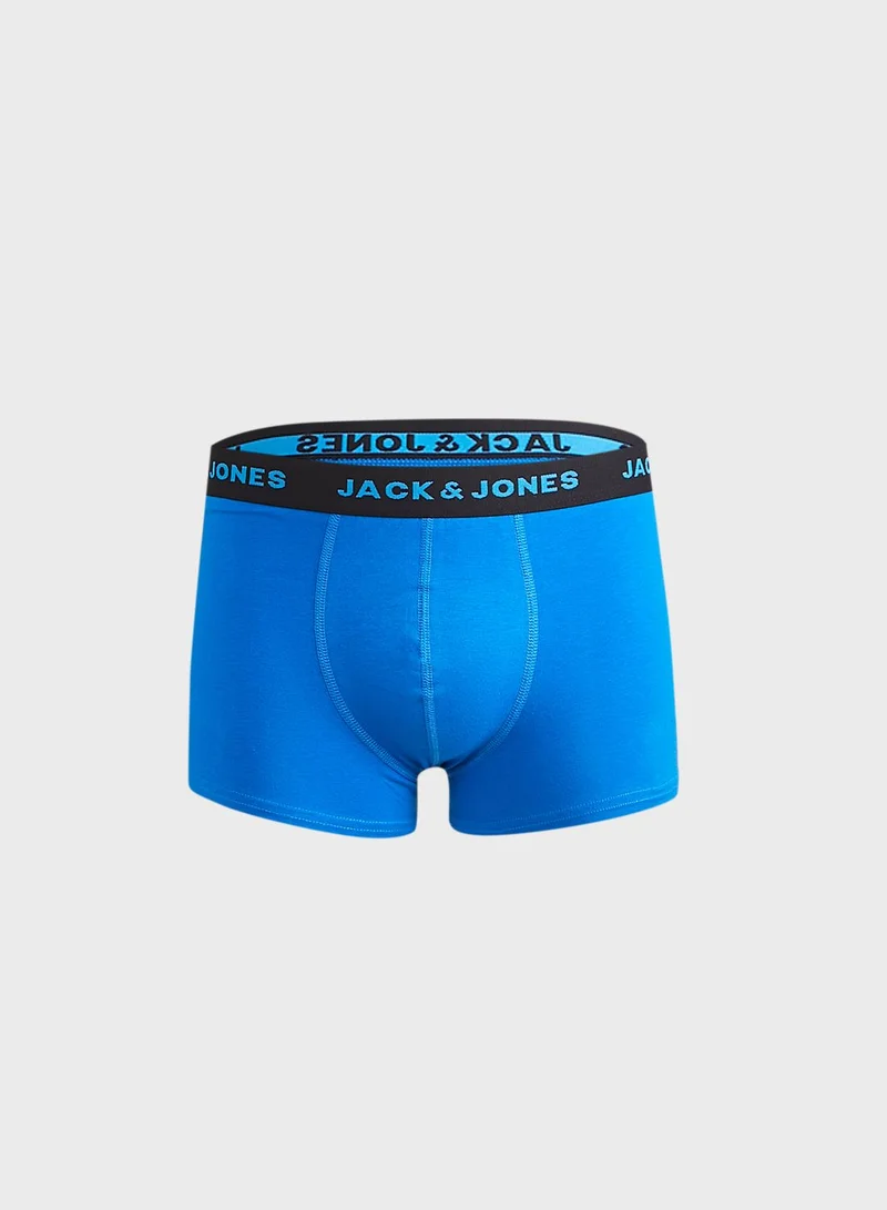JACK & JONES 5 Pack Logo Band Trunks