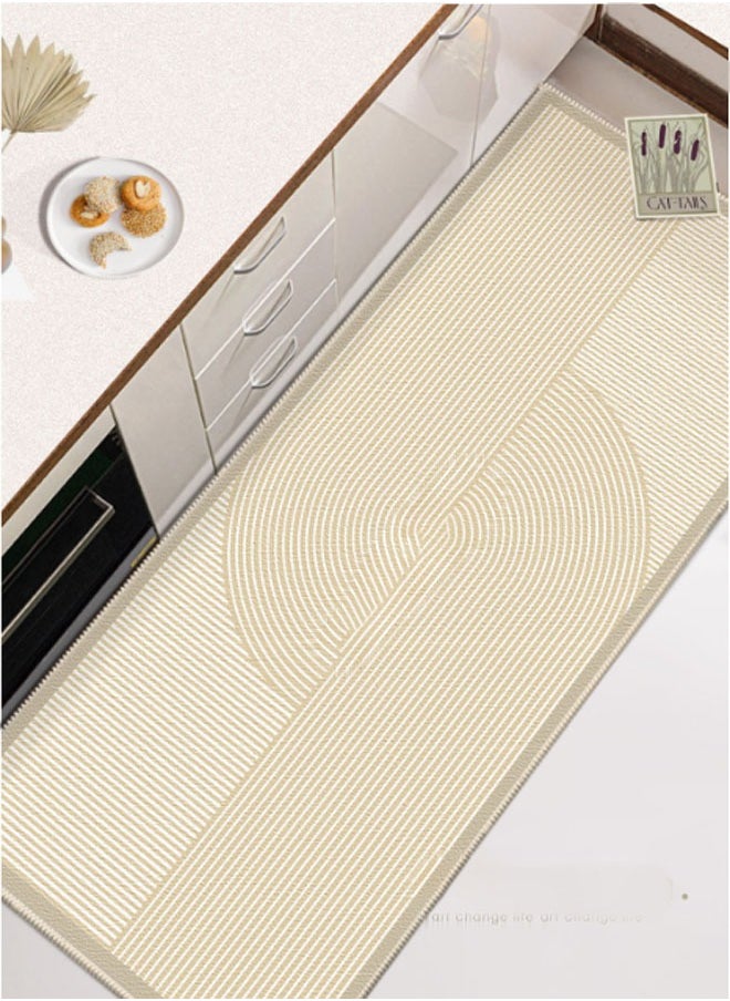 NKX Kitchen Floor Mats Rugs Set, Cushion Floor Carpet, Waterproof, Oil Resistant and Anti-Fatigue PU Standing Mat for Kitchen 45X180Cm  - Image 3