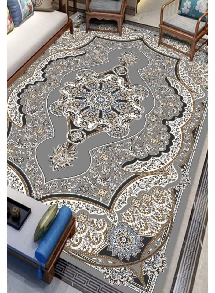 SMART HOME Ceramic carpets, excellent velvet rug, padded and soft to the touch, with beautiful 3D patterns made of high-quality materials, nano seating mattress, size 3X4 meters - Image 3