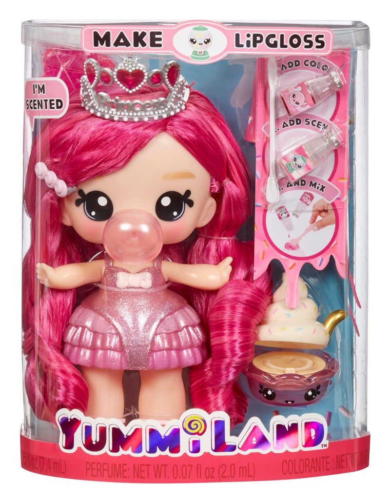 Yummiland دمية يمي لاند الكبيرة + لامع شفاه حيوان أليف - بيانكا بابلغوم، العمر 4+ - Image 1