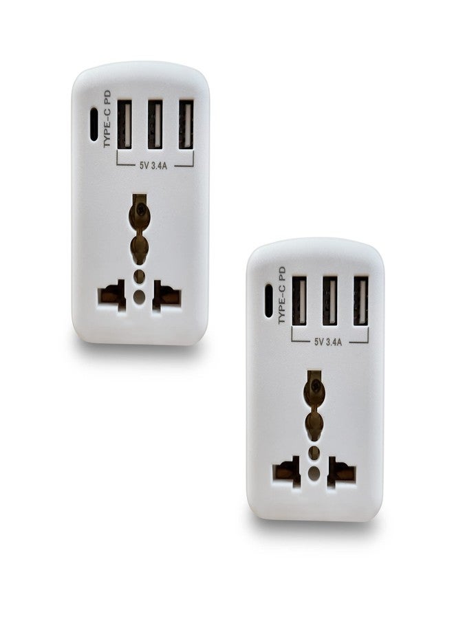 MX 5A to 15A Converter Plug | 3-Pin Universal Adapter | Heavy-Duty Power Converter Socket | Universal Socket Plug (MX-4211, Pack of 2) - Image 1